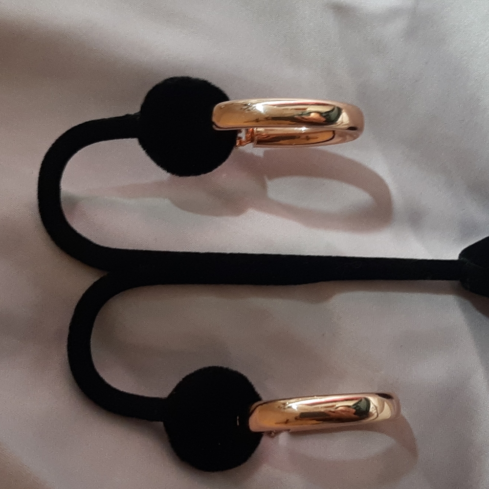 Bronze Milor Italy Large Oval Hoop Pierced Earrings